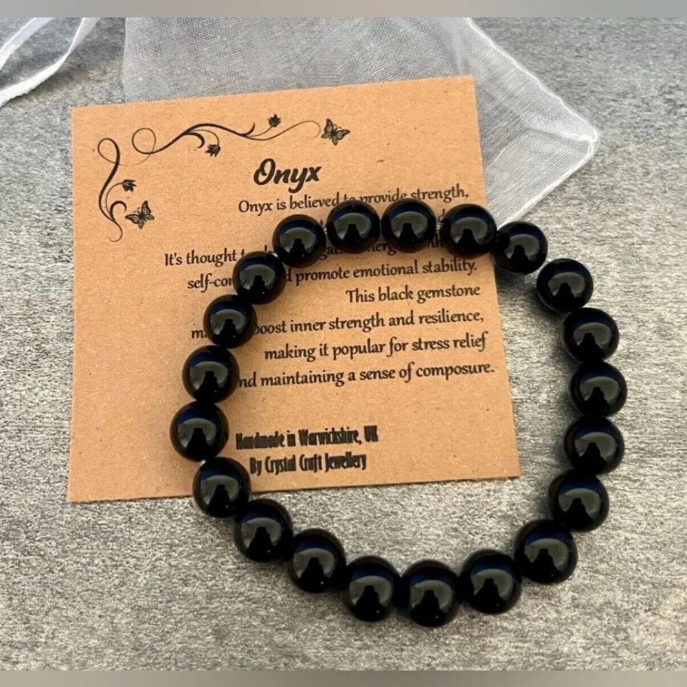 Gemstone Bracelets Natural Crystal Stone Bracelet Set